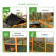 Wooden Chicken Coop For 6 - 10 Chickens
