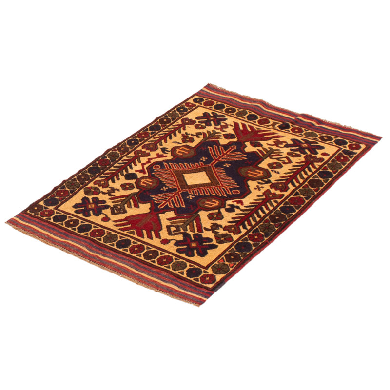 Tapis tadjik brun clair 3 pi 0 po x 4 pi 8 po