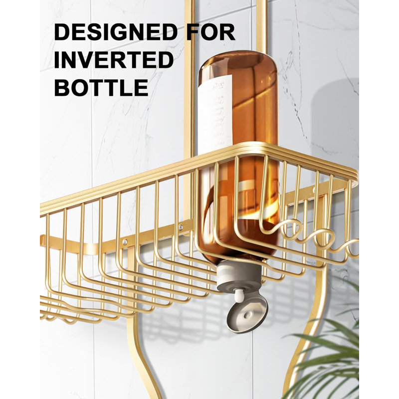 Organisateur de douche suspendu Never Never, Doré