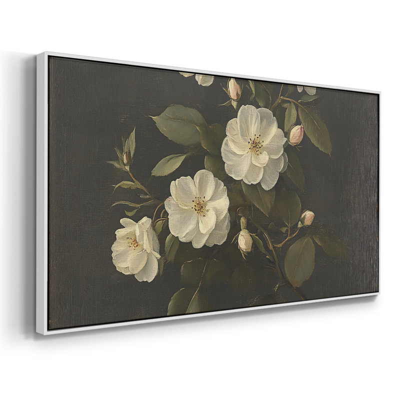 Botanical Series-CCL XXXVI - Toile tendue avec châssis encadré - Prêt à être accroché, H 21 po x l 41 po