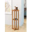 Bitten Solid Wood Cross Legs End Table