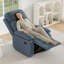 3-Position Padded Seat Upholstered Recliner with Adjustable Legrest and Backrest-1379024517