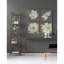Art mural encadré Blooming Florals - l 20 po x L 1,5 po x H 20 po - Or