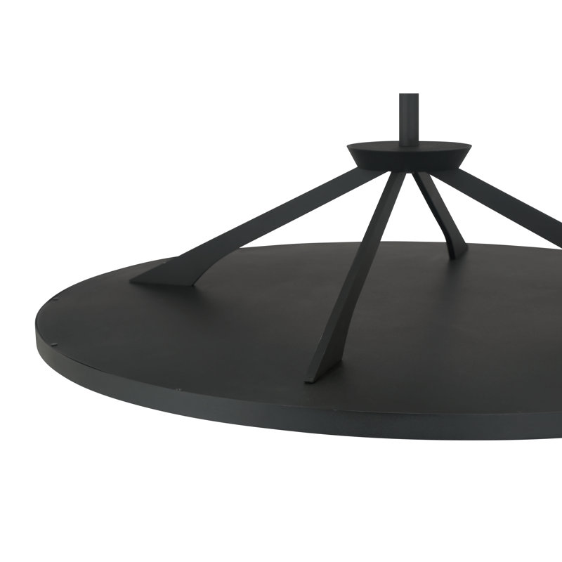 LED PENDANT, Black, 14" H x 36" W