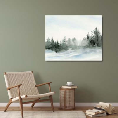 Lark Manor™ Parker, Jennifer Paxton Gallery Wrapped Canvas Art Titled: Evergreens in the Distance I