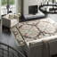 Ziegler Wool Oriental Area Rug in Light Blue/Black