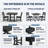 Space Saving Patio Dining Sets, Hdpe 3 Piece Modern Bistro For Patio