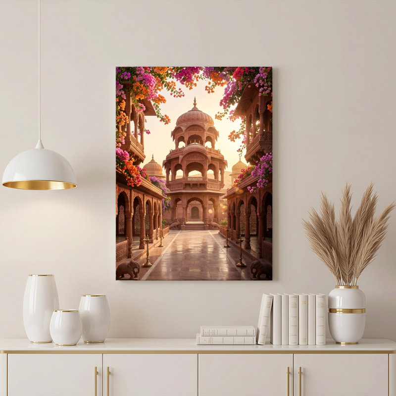 Ensemble de 1 tableau sur toile « Palais floral », 3248