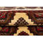 Tapis oriental vintage tribal beige et rouge 3X6 Vintage