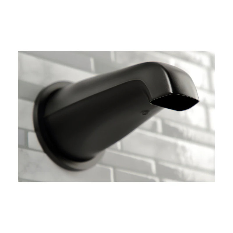 Kingston Brass NuvoFusion Triple-Handle Tub and Shower Faucet, Polished Nickel