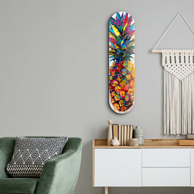 Peinture décorative en verre trempé