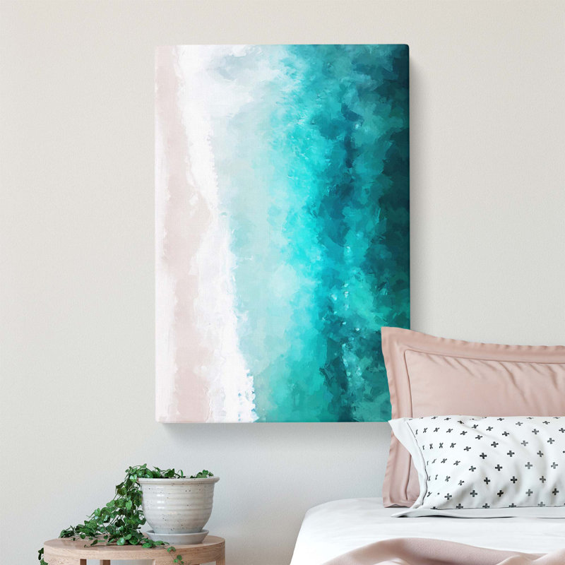 Swanbourne Beach In Australia In Abstract - No Frame - Wrapped Canvas, 50 cm H x 35 cm W
