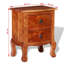 Derward 40cm W Bedside Table