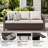 Premium Outdoor Patio Rattan Three-person Sofa-589614008