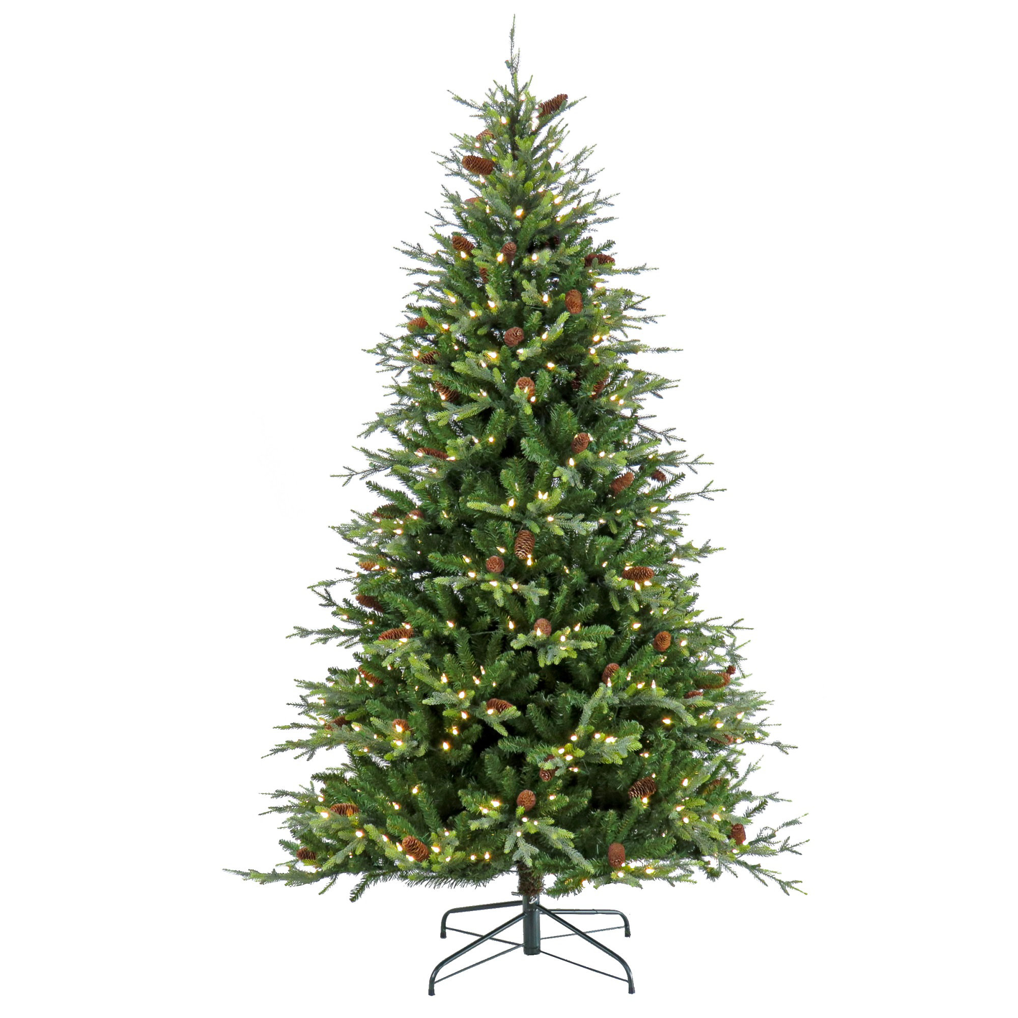 National Tree Company 7.5 Ft. Pre-Lit Skykomish Pine Tree With LED ...