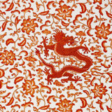 Oriana Chi'en Dragon Linen Print Fabric