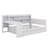 Full Size Daybed With Storage Shelves, Headboard And Desk, Wooden Platform Bed With 3 Drawers And USB Ports-26861986