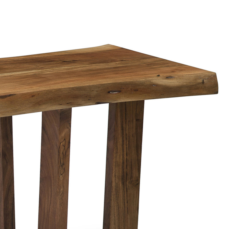 Solid Wood Bench, 45.72cm H x 121.92cm W x 35.56cm D