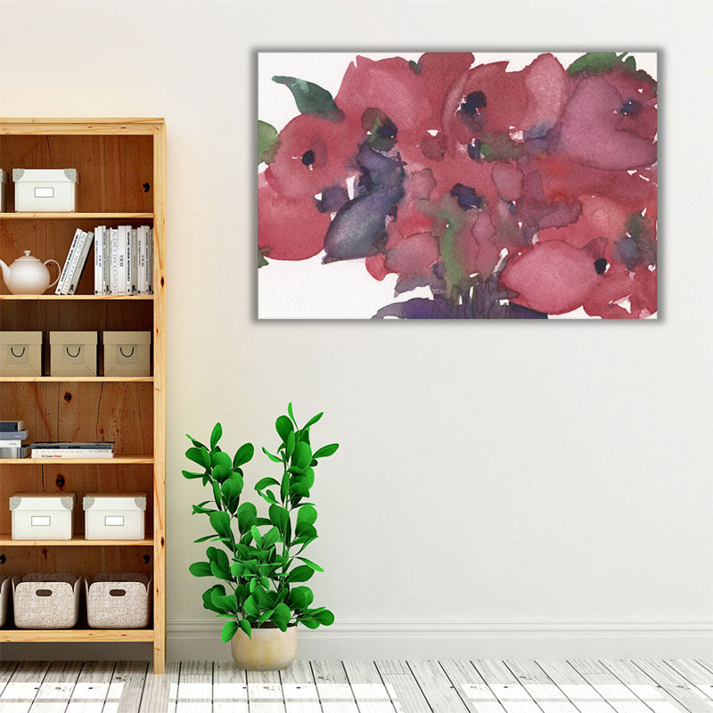 «Floral Pretty I», reproduction d'art sur toile, H 20 po x l 30 po