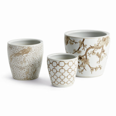 Ensemble de 3 pots à fleurs de la province