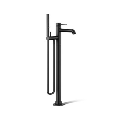 Occasion Floor-Mount Bath Filler Trim With Handshower