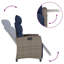 Chaise de patio inclinable avec table d'appoint en rotin de poly-202140282-202140287