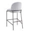 Tabouret de bar intérieur en métal, structure antique avec tissu, ensemble de 2-196393710