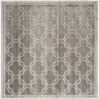 Tapis abstrait gris / gris clair Ammundsen