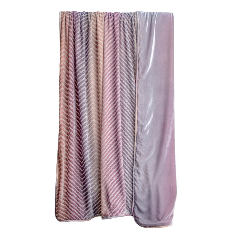 Chevron Throw Blanket, 52" W x 92" L