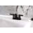 Kingston Brass NuvoFusion Two-Handle 3-Hole Deck Mount 4" Centerset Bathroom Faucet with Plastic Pop-Up-11177516