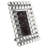 Juarbe Clear Crystal Picture Frame with Mat