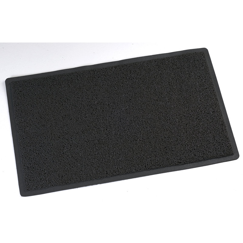 Tapis d'entrée Kaetzel, Noir, l 36 po x L 60 po
