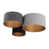 Light Grey/Golden/Dark Grey
