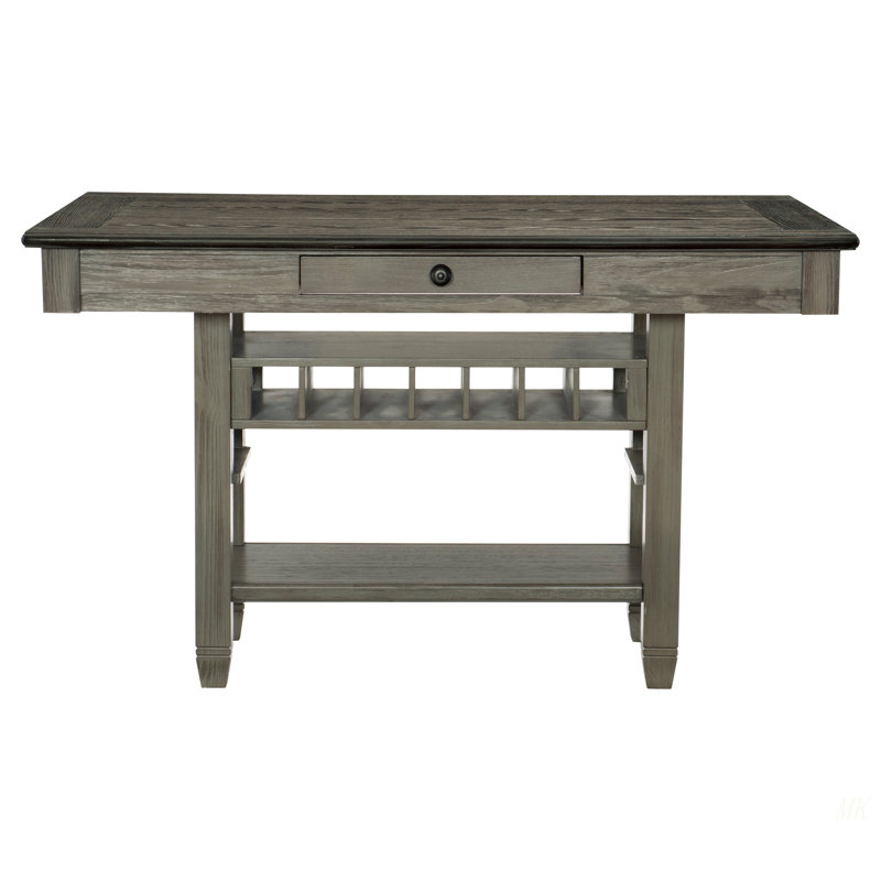 Table de rangement à hauteur de comptoir 1Pc avec étagère à vin 4 tiroirs