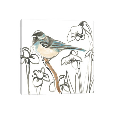 Songbird Meadow II 1 Piece Wrapped Canvas Wall Art