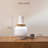 Contour Large Ecomix Table Vase with Wooden Ring Accents and Matte Finish-123273979-123273977