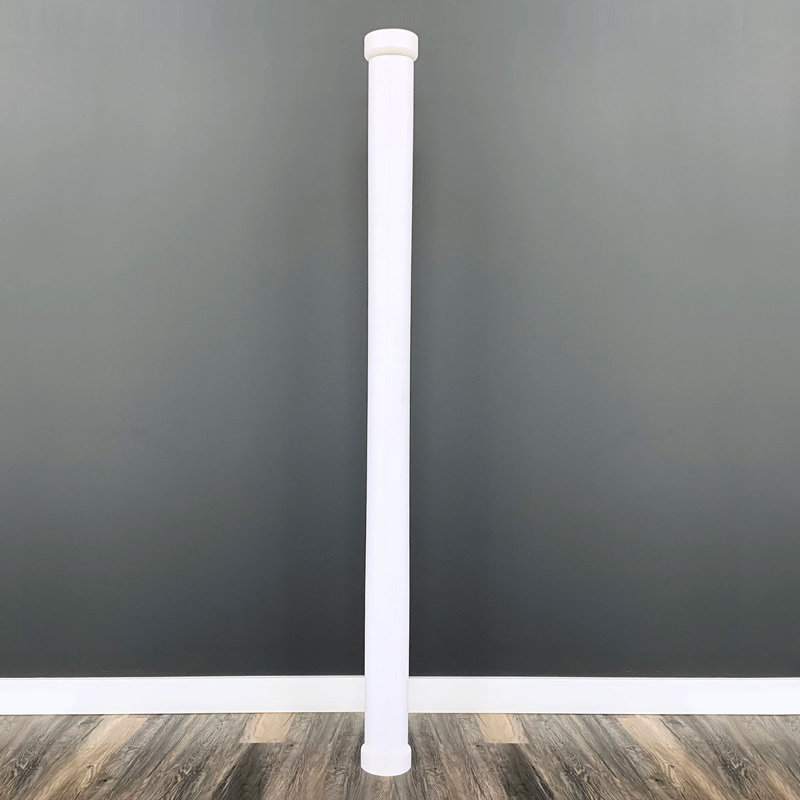 Lally Cover With Standard Capital and Base 94" H x 5" W x 5" D Column Wrap