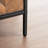38” Two-Door Metal Storage And Accent Cabinet,Black