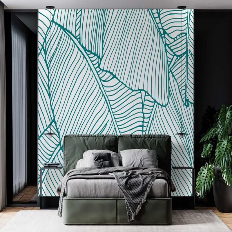 Tropical Line Harmony, 108" L x 96" W