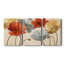 Palette de coquelicot revisitée - Toile tendue avec châssis de qualité supérieure - prête à être accrochée-1853196293