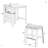Kundan 2 - Person Solid Wood Solid Wood Top Four Leg Dining Set