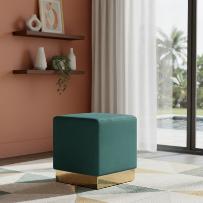Annora Velvet Ottoman