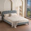 Structure de lit double tapissier pleine grandeur, sans sommier, lin, sable et vert-1627118620-1627304716