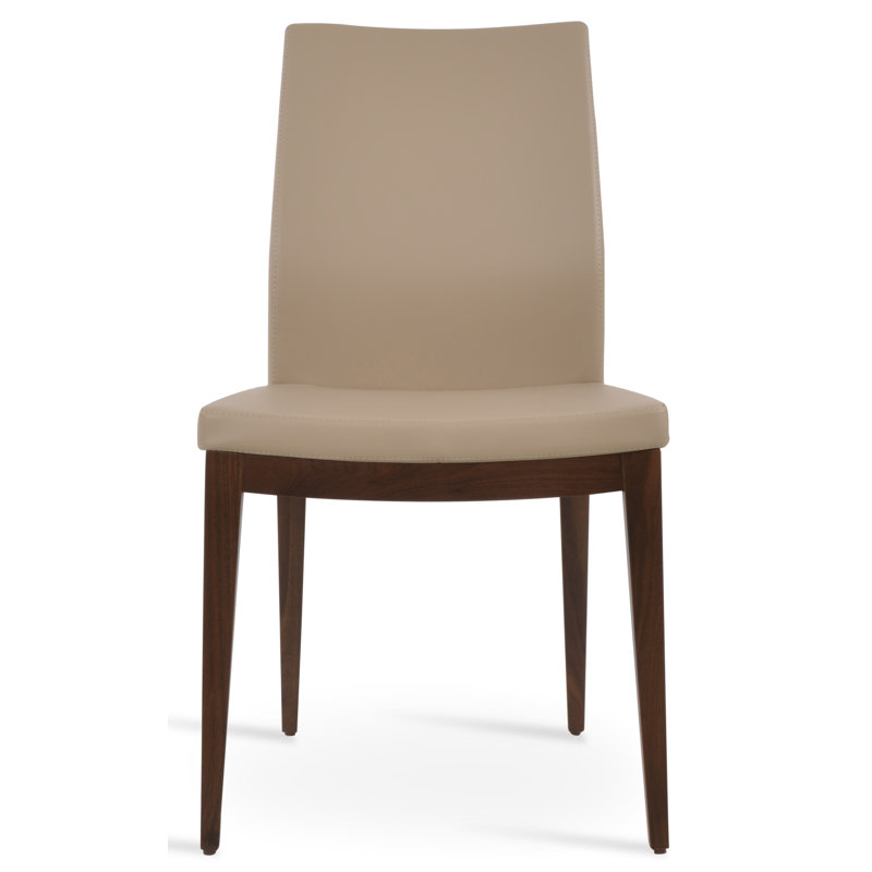 Pasha Wood Dining Chair, Walnut, Wheat PPMS