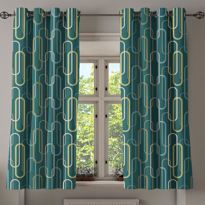 Semi Sheer Curtain Pair