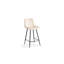 Cristopher Upholstered Counter Stool with Metal Frame-1786545405