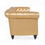 Canapé Chesterfield à accoudoirs roulés 3 places 84,65 po-134750960