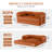 Foldable Three Person Fabric Sofa Bed, high Rebound Density Sponge Sofa-1561136076-1572568167