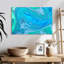 Vagues turquoise abstraites Avery-107716666