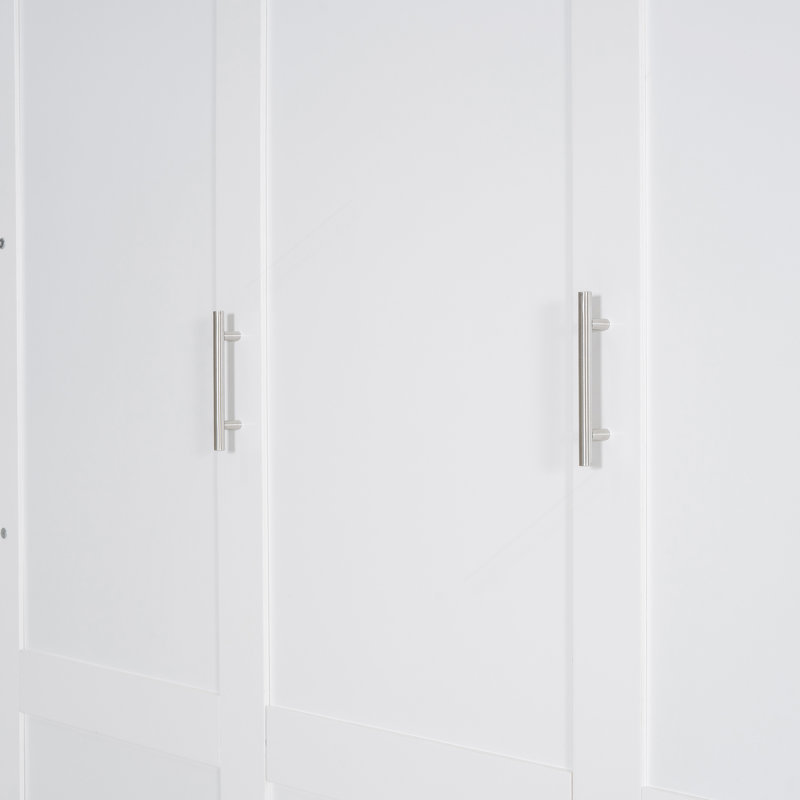 High - Quality Murphy Bed with Cushion, Combining Sofa Functionality and Smart Storage for Small Living Spaces, White